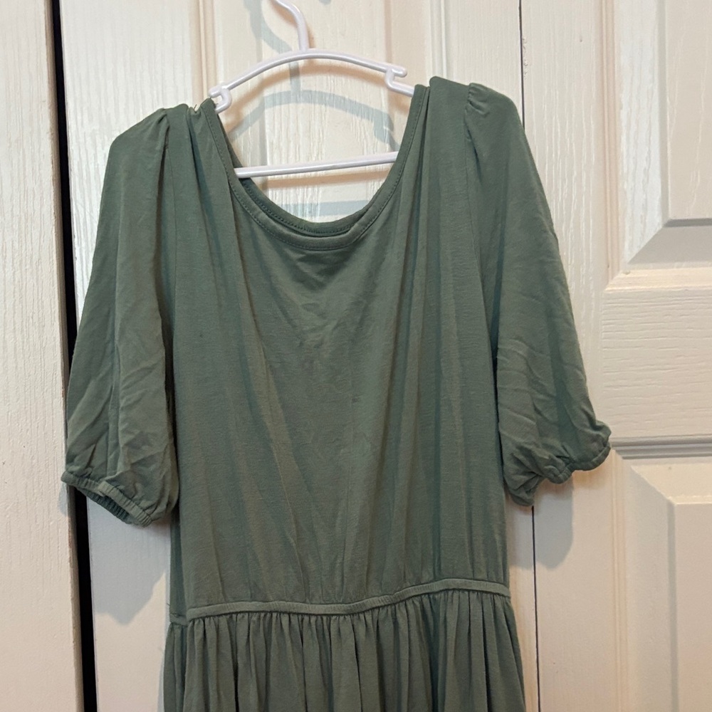 Charming Olive Green Kids Dress Mia Joy 8t